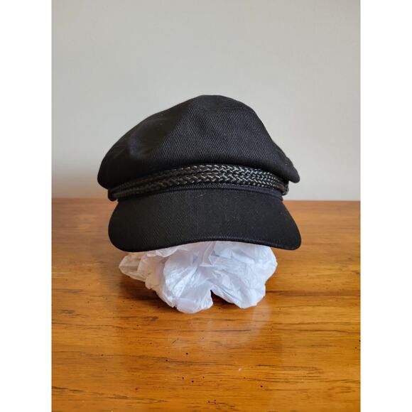 Brixton Black Fiddler Cap | Classic Unisex Fisherman Cap | Size Large (7… - Picture 2 of 6